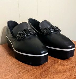 Karl Lagerfeld Paris Bri Jewel Detail Platform Loafers